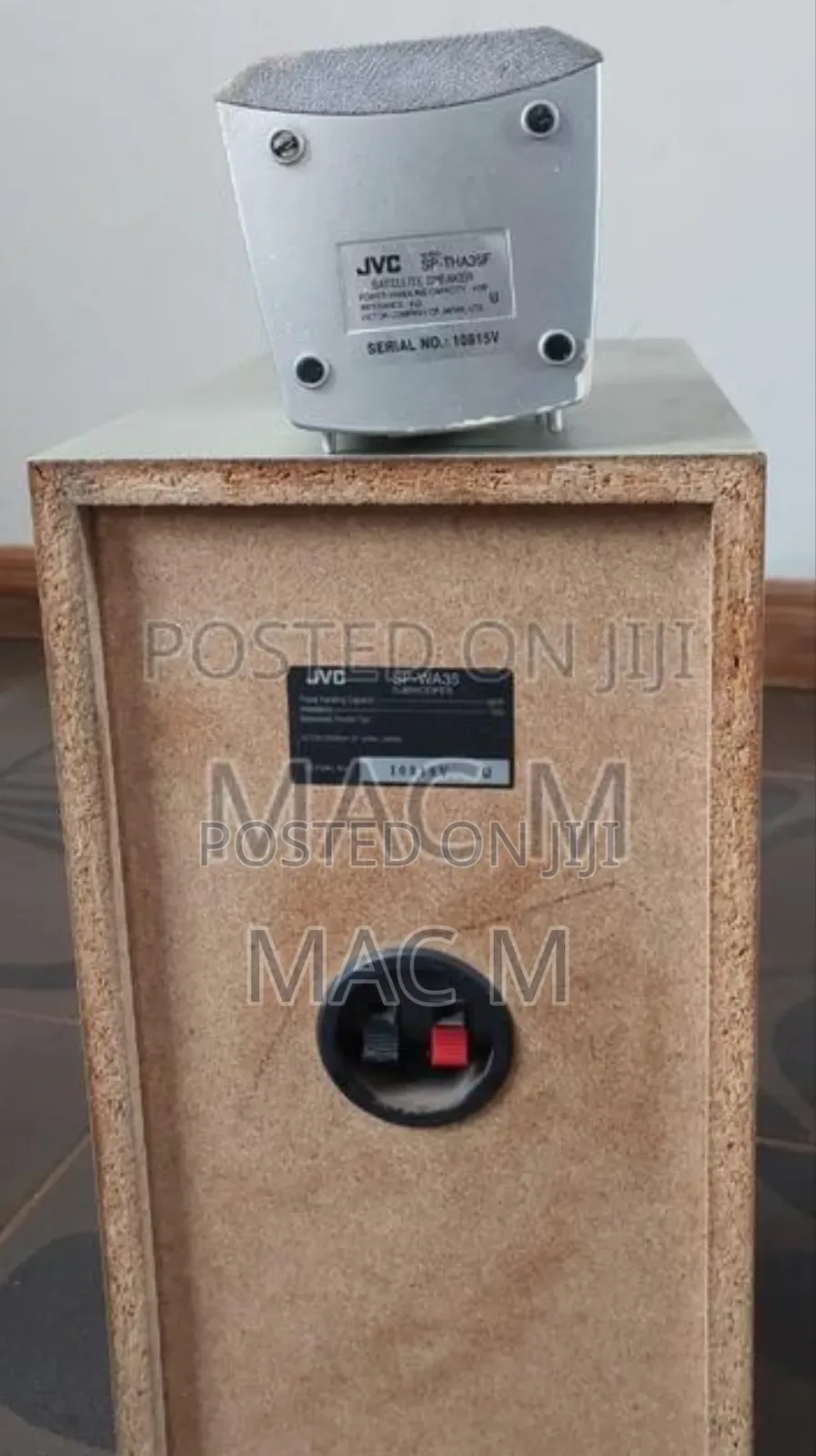 JVC 3.1 Speakers (3spks + 1 Non-Powered Woofer)