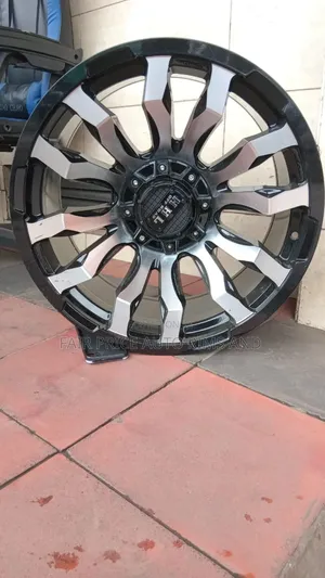 Prado Land Cruiser V8 Size 20 Offset Rims.