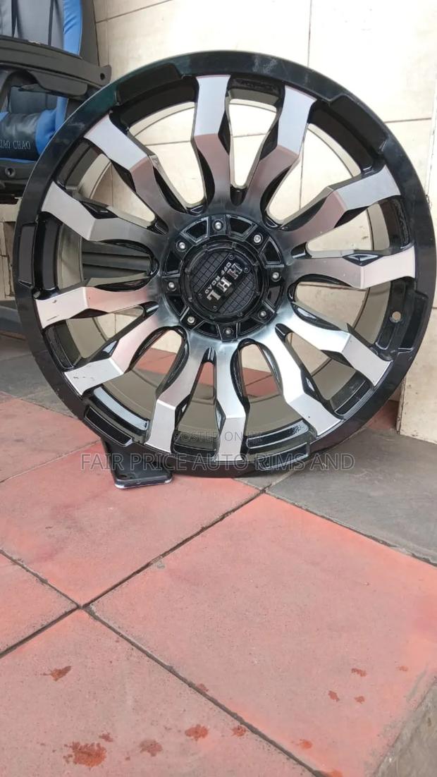Prado Land Cruiser V8 Size 20 Offset Rims.