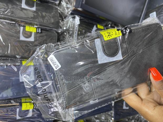 Chnic Tecno Pop 7 Pro Flip Premium Leather Finish Flip Cover - thumbnail 3