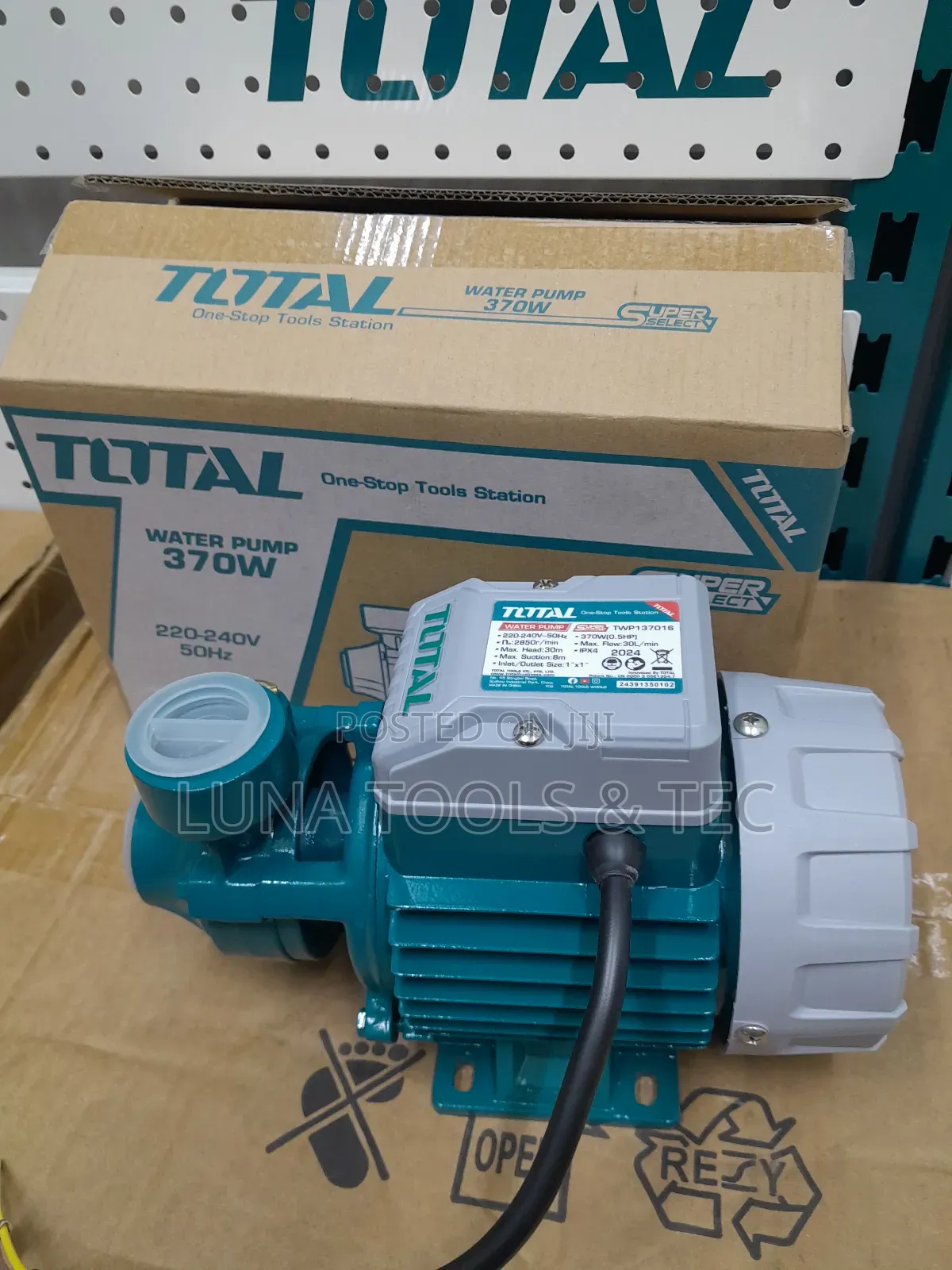 Total 0.5hp 30l/M 30mtrs Head Max Sanction 8m