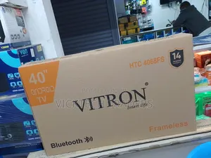 Tv Vitron 40 Inch Smart Frameless Android Tv,1 Yr Warranty