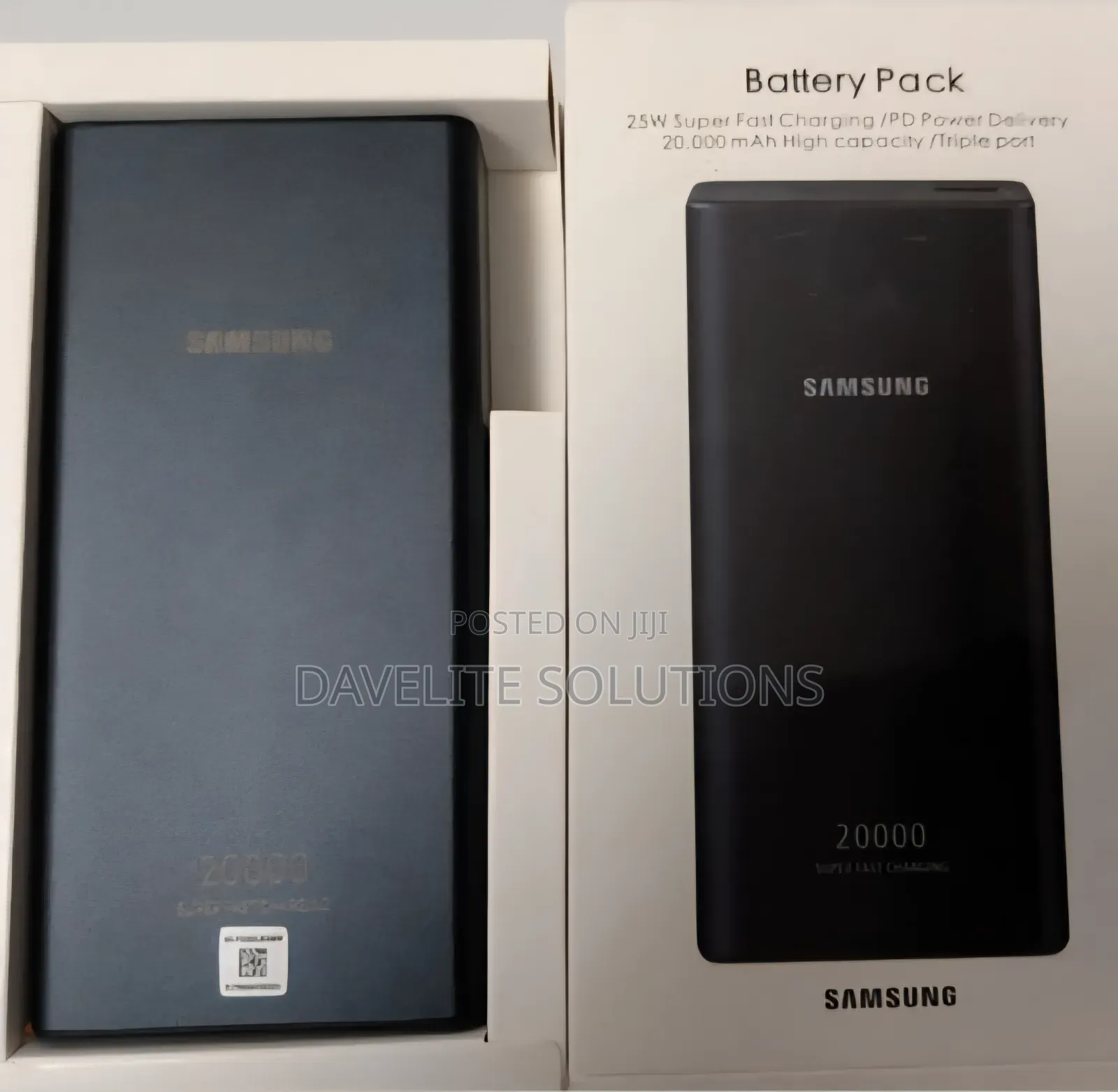 Samsung Powerbank, 20000mah, 25w Battery Pack