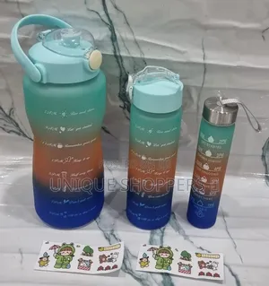 3in1 Motivation Water Bottle Now Available in 6 Colours