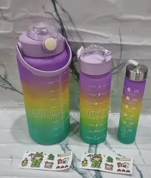 3in1 Motivation Water Bottle Now Available in 6 Colours