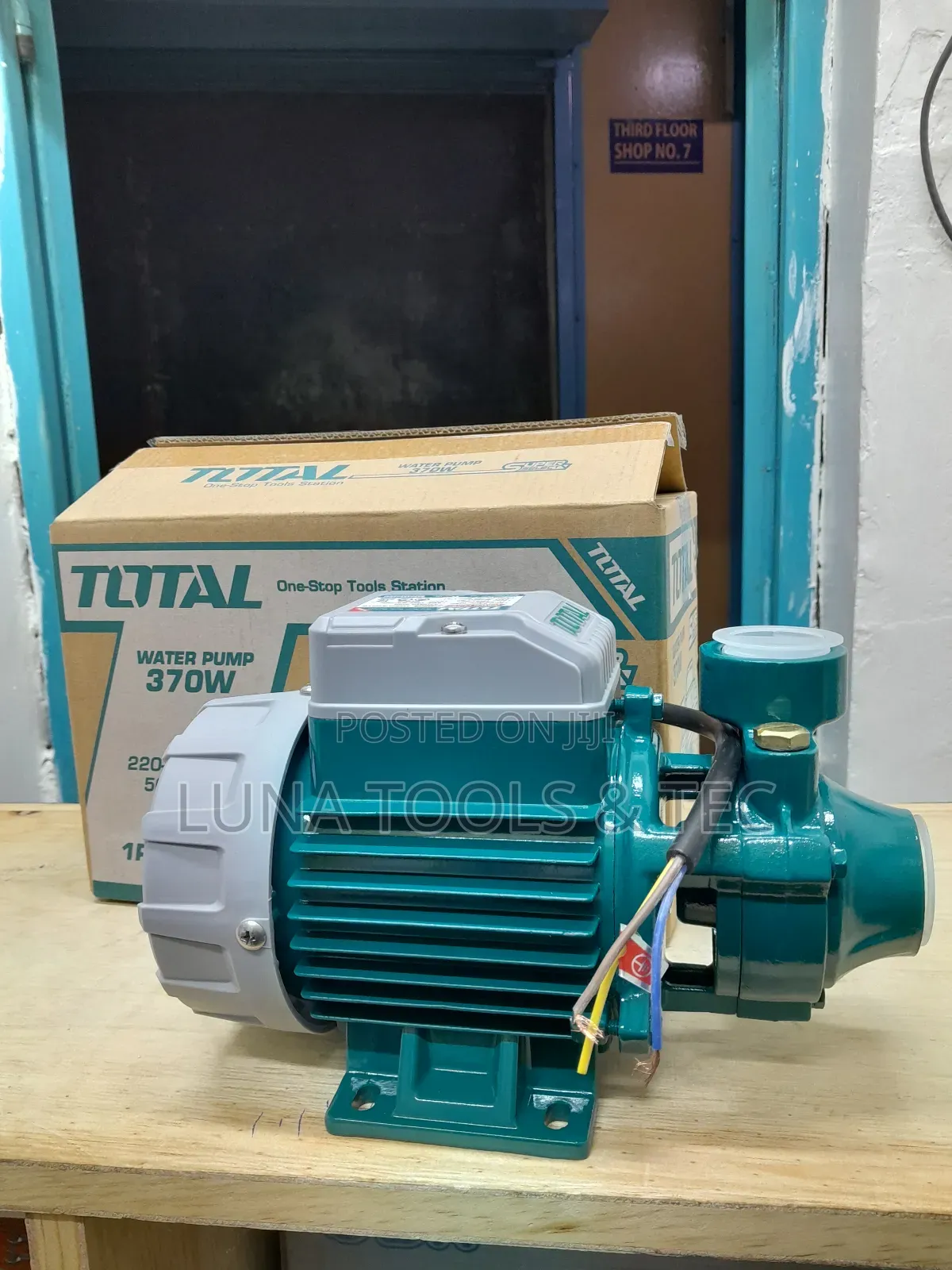 Total Booster Pump 0.5hp 30l/M 30m Head Max Sanction 7m