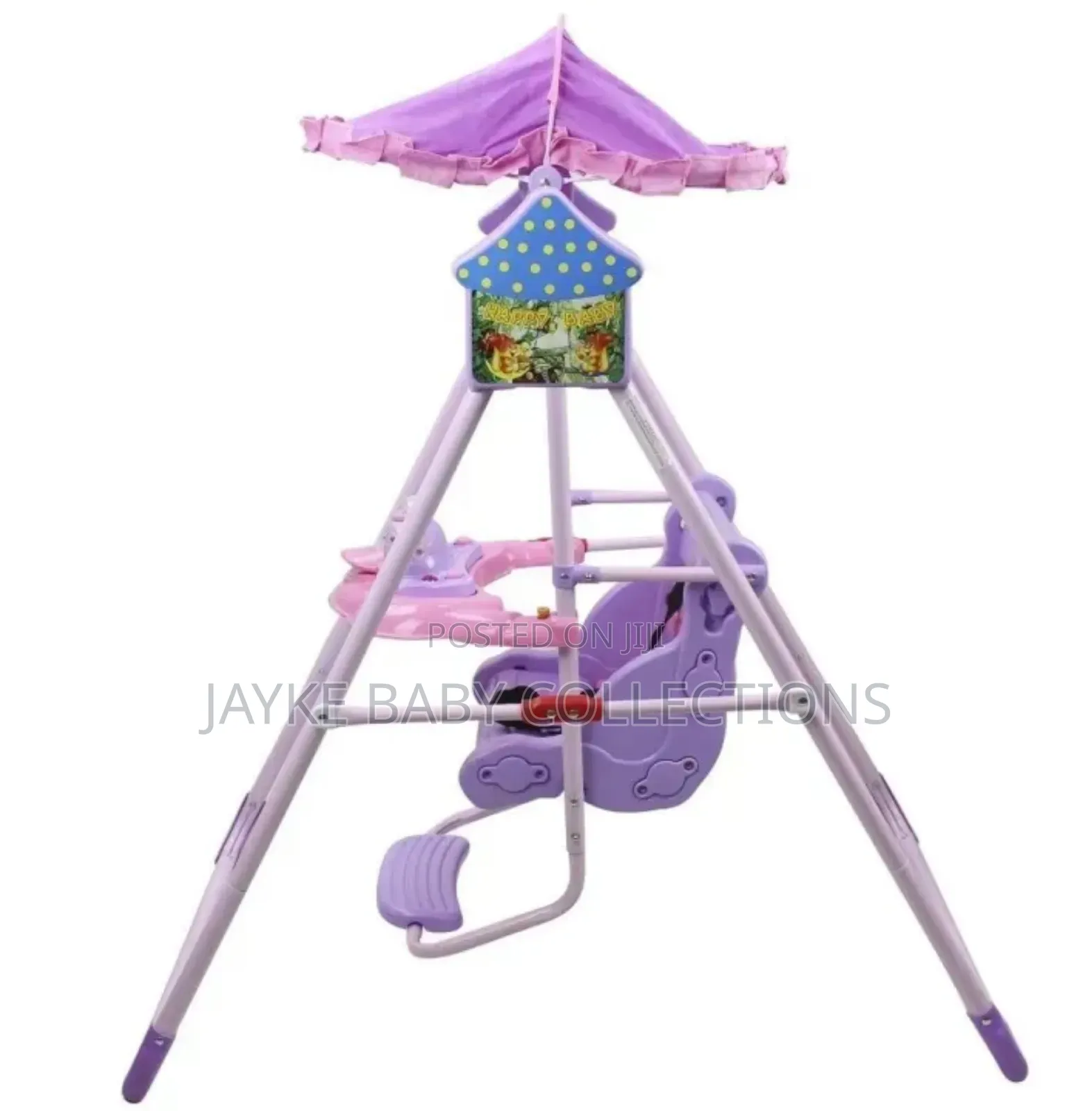Baby Musical Swing W/ Canopy – Safe Fun for 6m+