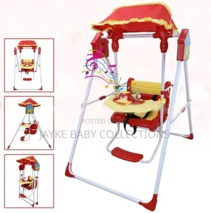 Baby Musical Swing W/ Canopy – Safe Fun for 6m+