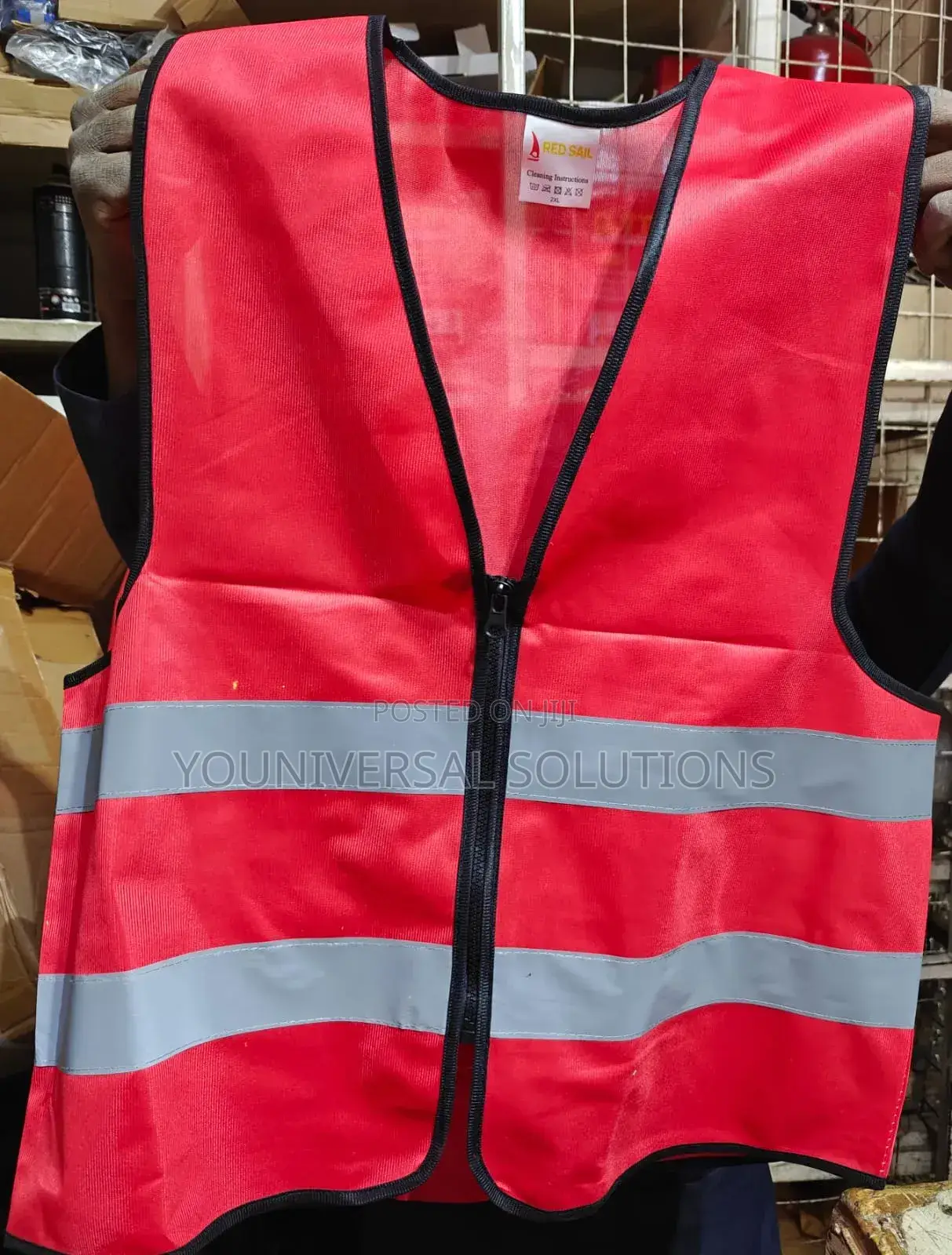 Reflector Vest With Zip