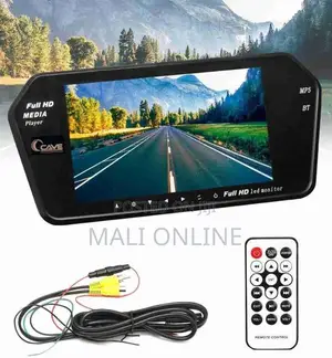7-inch Car Rearview Mirror Mp5 Player With Bluetooth,