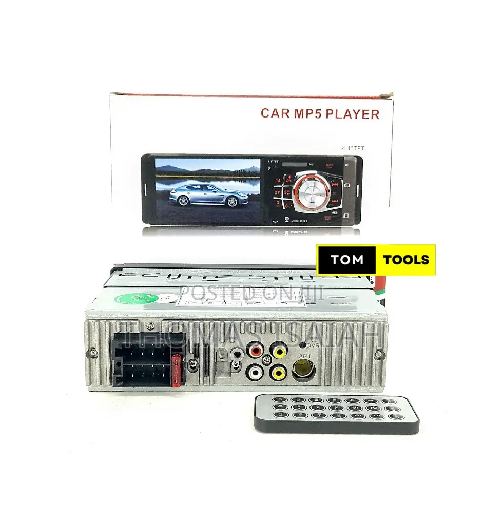 Multimedia Single Din Car Bluetooth Fm Radio 4.1" Screen