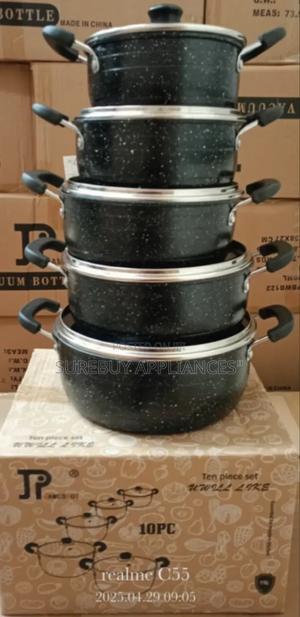 New Model 10 Pieces Jp Non Stick Cookware Set - thumbnail 2