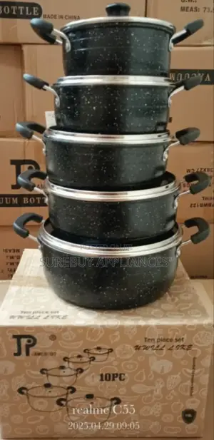 New Model 10 Pieces Jp Non Stick Cookware Set