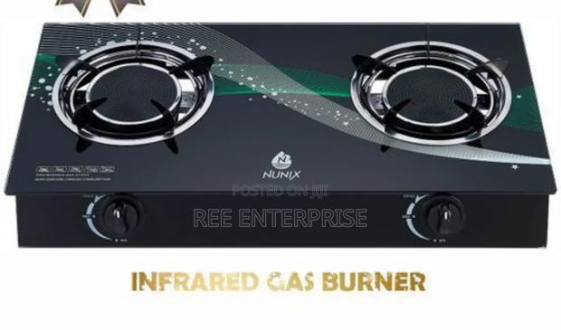 Nunix 2 Burner Glass Top Table Infrared Cooker