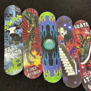 Kids Beginner Skateboard 59cm Retro Design