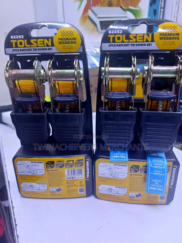 Ratchet Tie Down Set 2pcs - main view