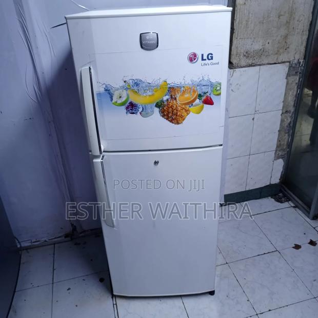 Pure White Flowered Fridge - main view