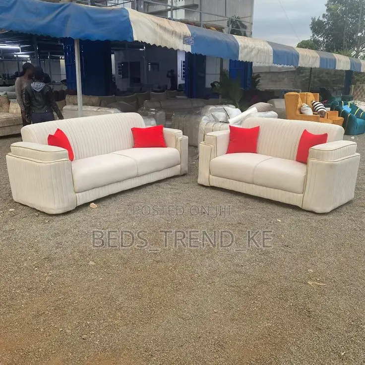 Sleek Modern 5 Seater Sofa Set 3-2