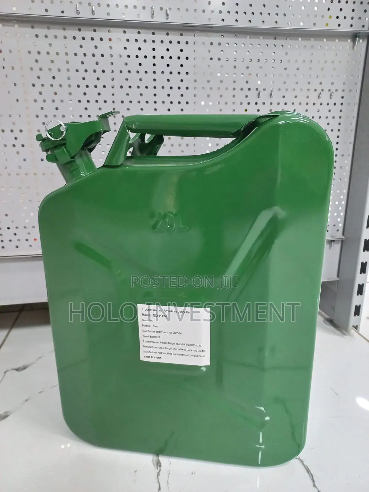 20l Metallic Jerrycan