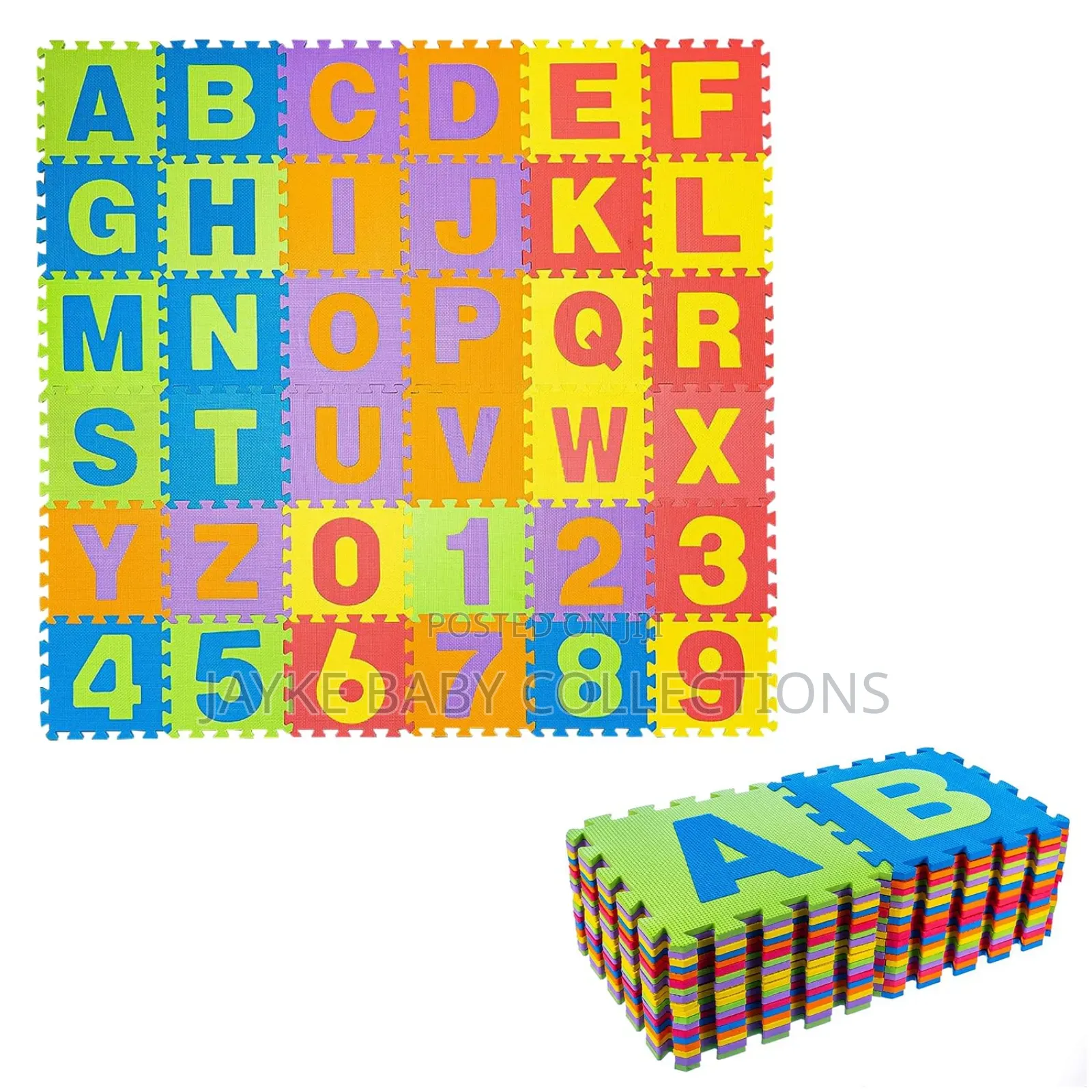 36pcs Eva Foam Alphabet Play Mat – Kids Floor Puzzle