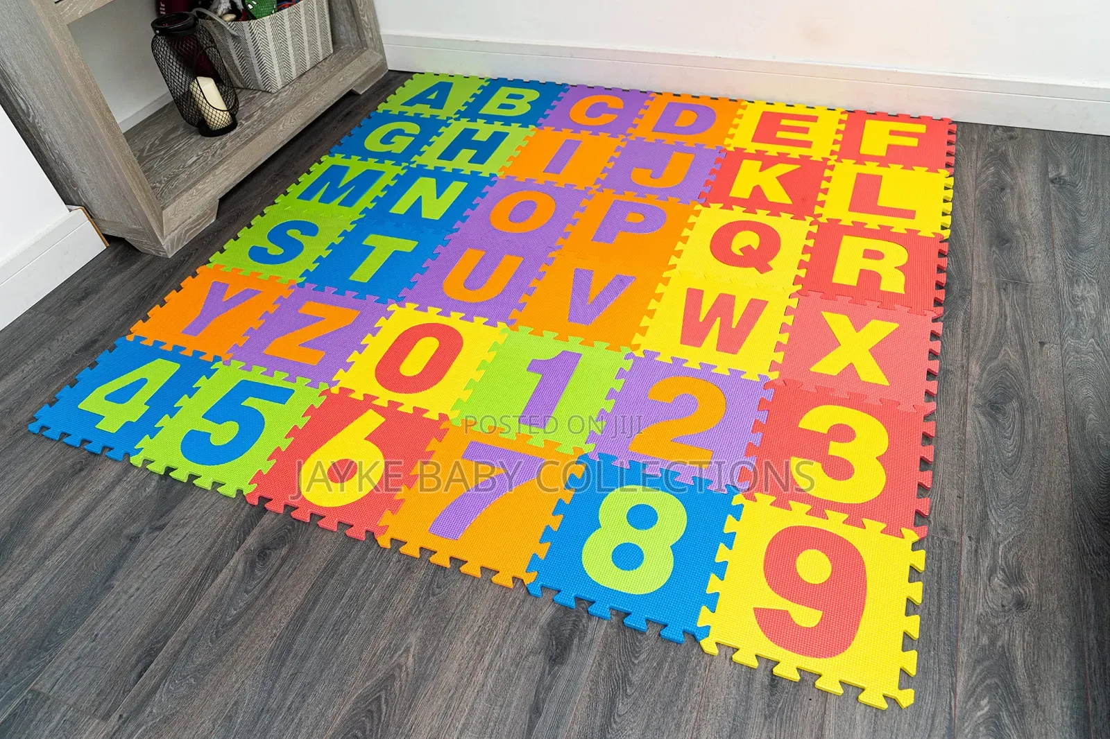 36pcs Eva Foam Alphabet Play Mat – Kids Floor Puzzle