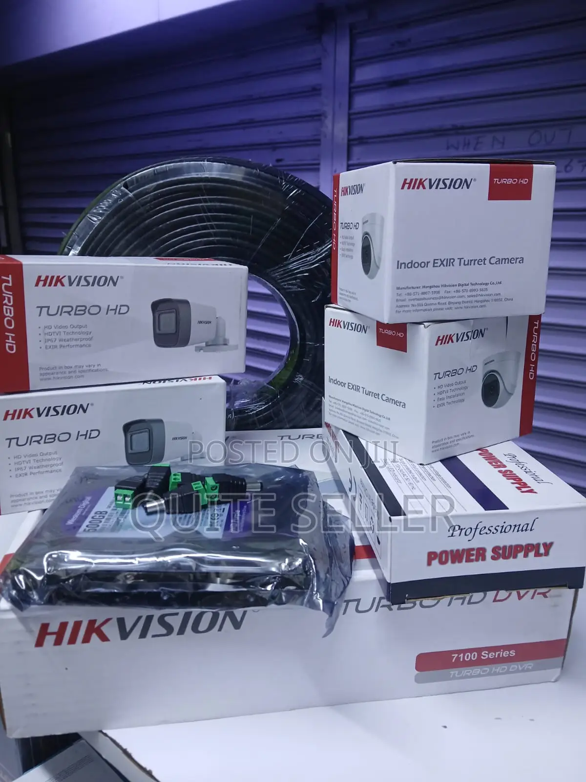 4 Channel Hikvision Full Kit 4 Channel Hikvision
