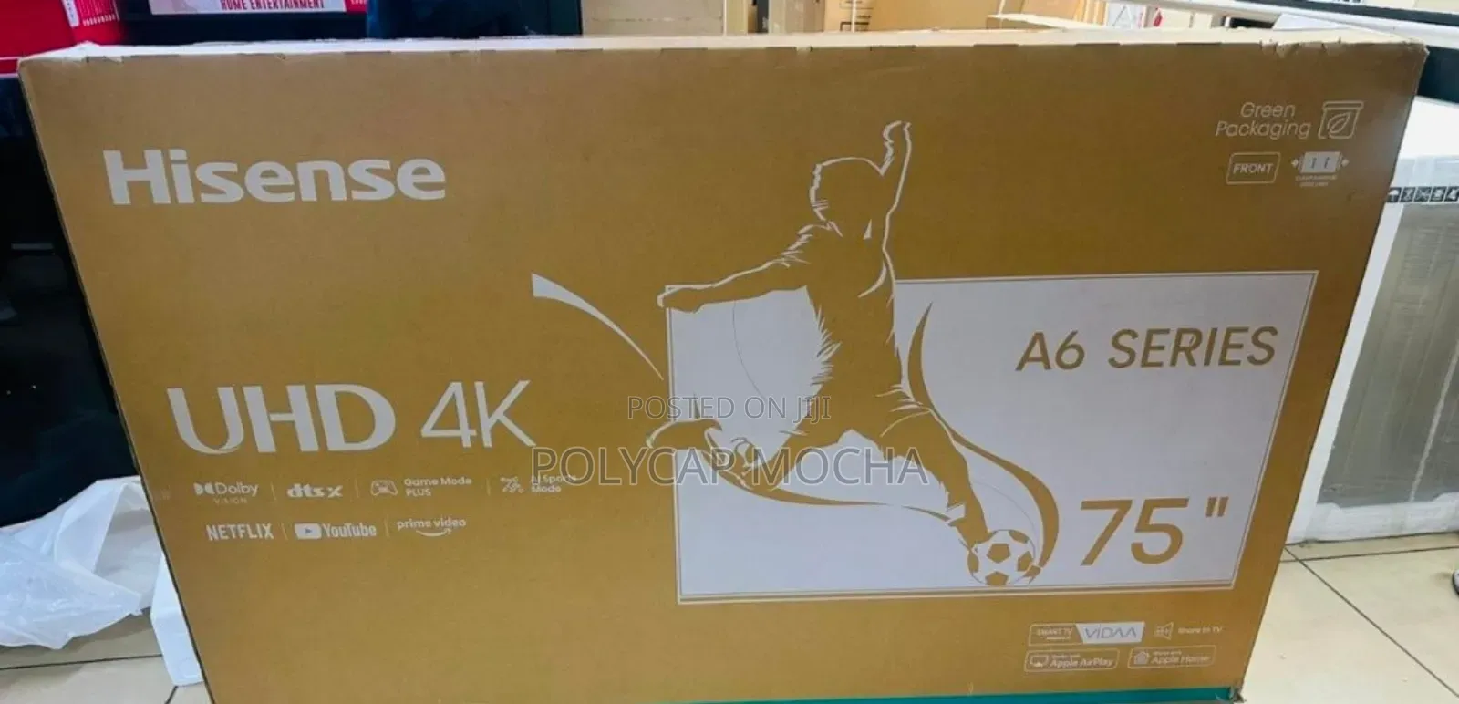 Hisense 75a6 75 Inch Smart HDR Frameless Tv