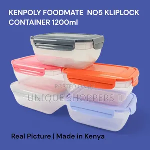 Kenpoly Foodmate No5 Klip Lock Container 1200ml For 3 Psc