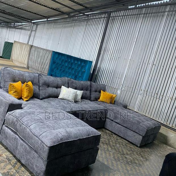 Lively 9 Seater U Sofa Set
