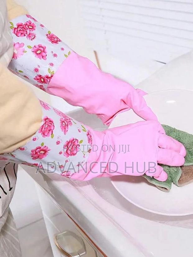 Elbow Size Waterproof Washing Gloves - thumbnail 2
