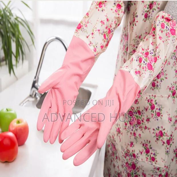 Elbow Size Waterproof Washing Gloves - thumbnail 3