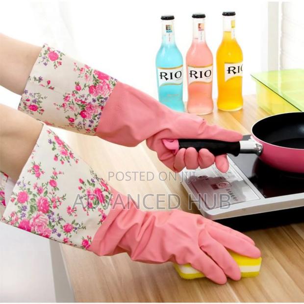 Elbow Size Waterproof Washing Gloves - thumbnail 4