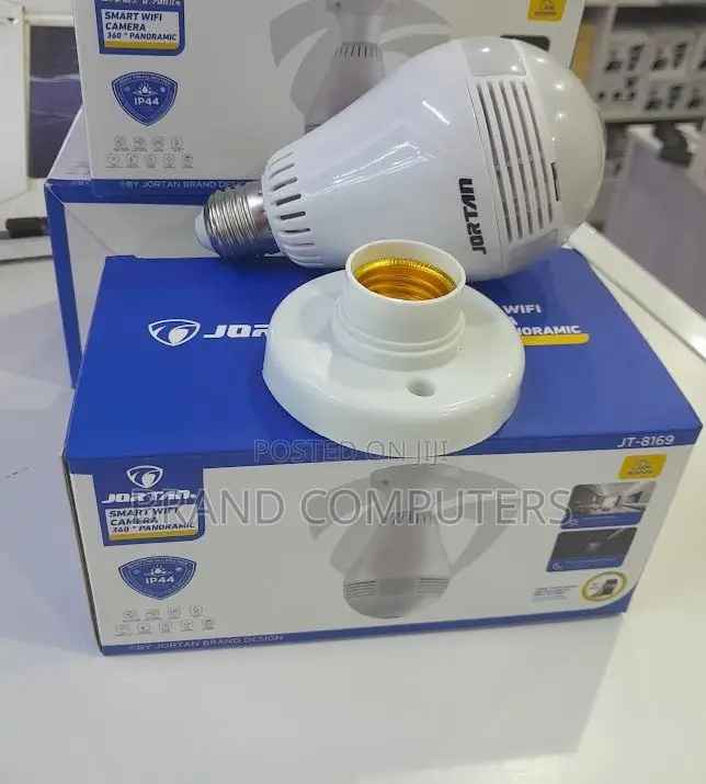 Jortan CCTV 360 Panoramic Bulb Camera Light Bulb Camera Wifi