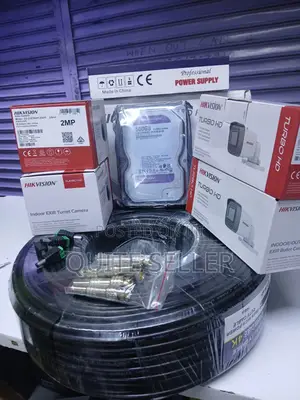 Hikvision Camera 4 Set Cameras Full Kit Hikvision