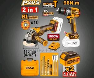 Ingco Cordless 2pc Combo Kit - thumbnail 2