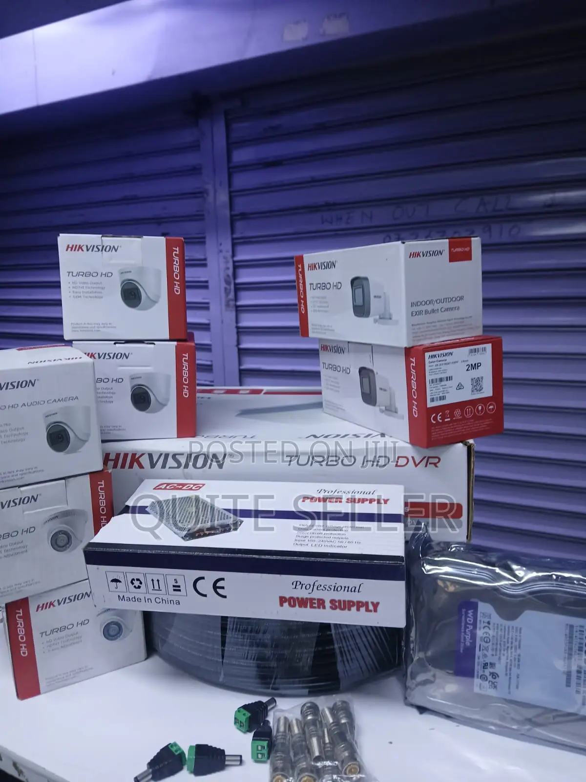 Hikvision 8 Channel 8 Cameras Completes Ful Package