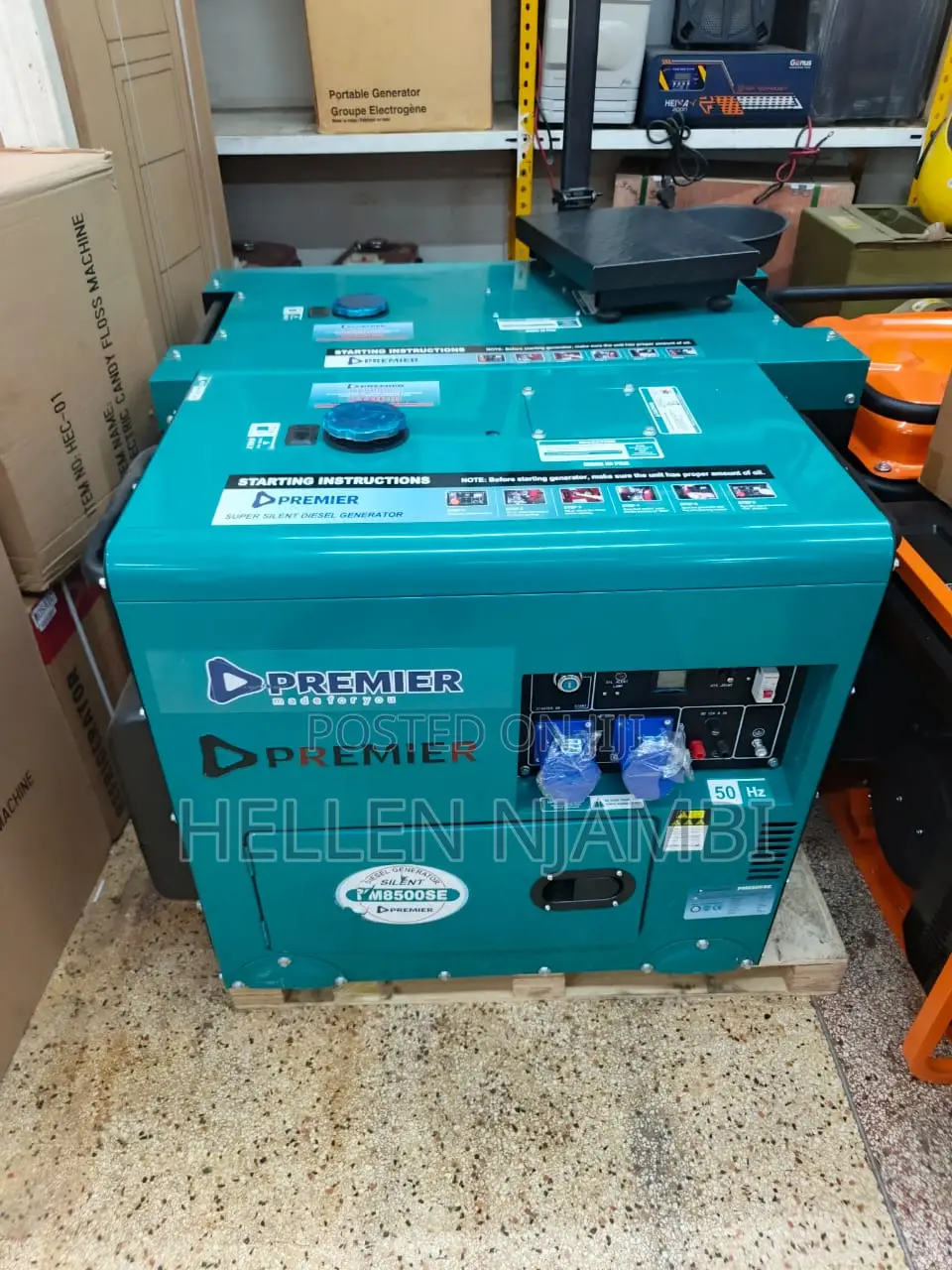 Premier Pm6500se 6.6kva Silent Diesel Generator