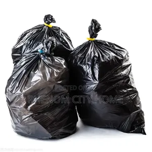 Black Pe Garbage Bags Sets Available