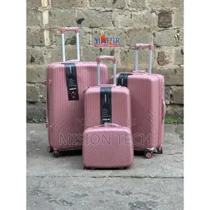 4 in 1 Unbreakble Laxurious Rubber Suitcase Travel Bag