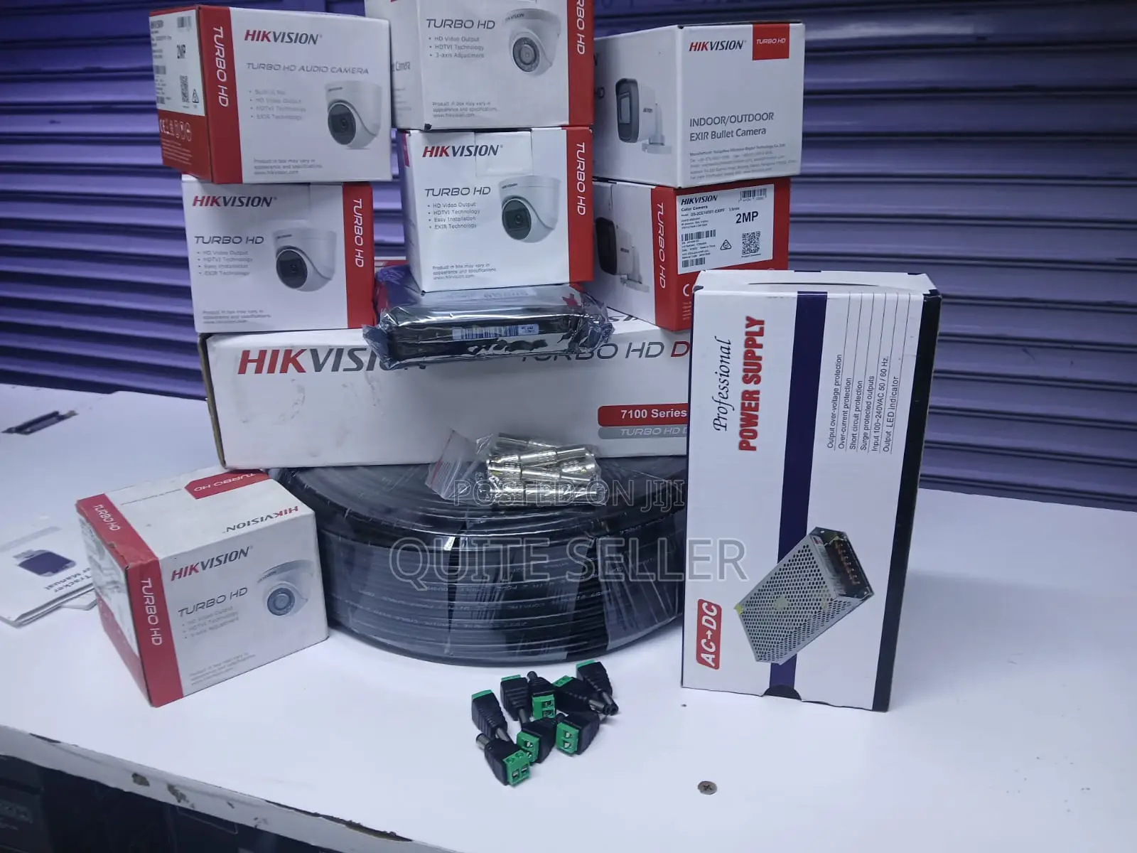 Hikivision 8 Channel 1080p CCTV Camera Full Kit