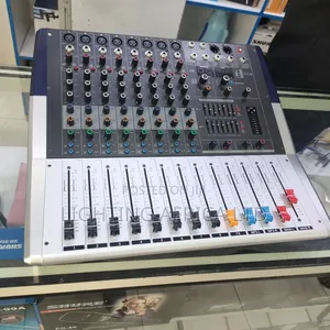 New Model 8 Channels Pro Powered Mixer With Usb/Bluetooth Cooler Fun