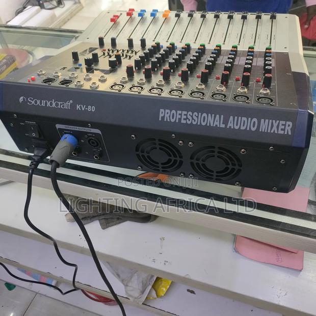New Model 8 Channels Pro Powered Mixer With Usb/Bluetooth Cooler Fun - thumbnail 4