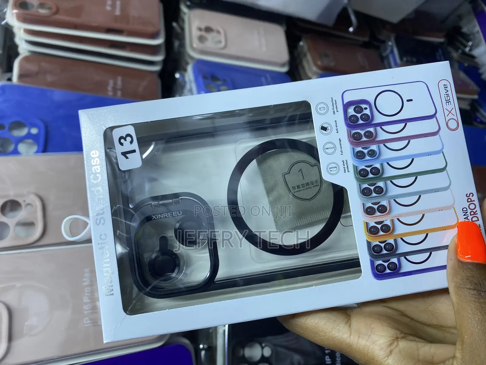 Canshn Magnetic iPhone 13 Newskin Case With Camera Lens