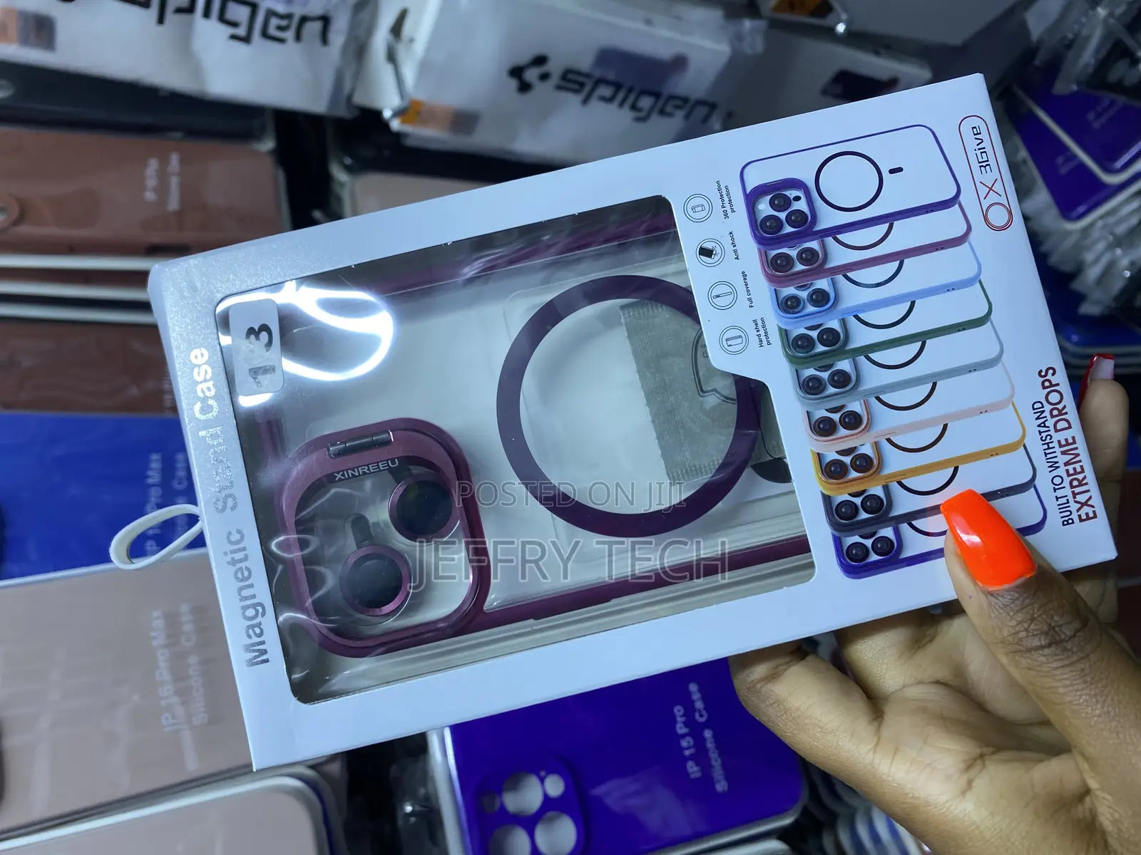 Bentoben Magnetic iPhone 13 Newskin Case With Lens and Stand