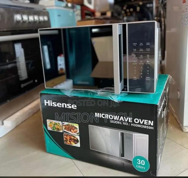 Hisense 30l Silver Digital Microwave – H30moms9h