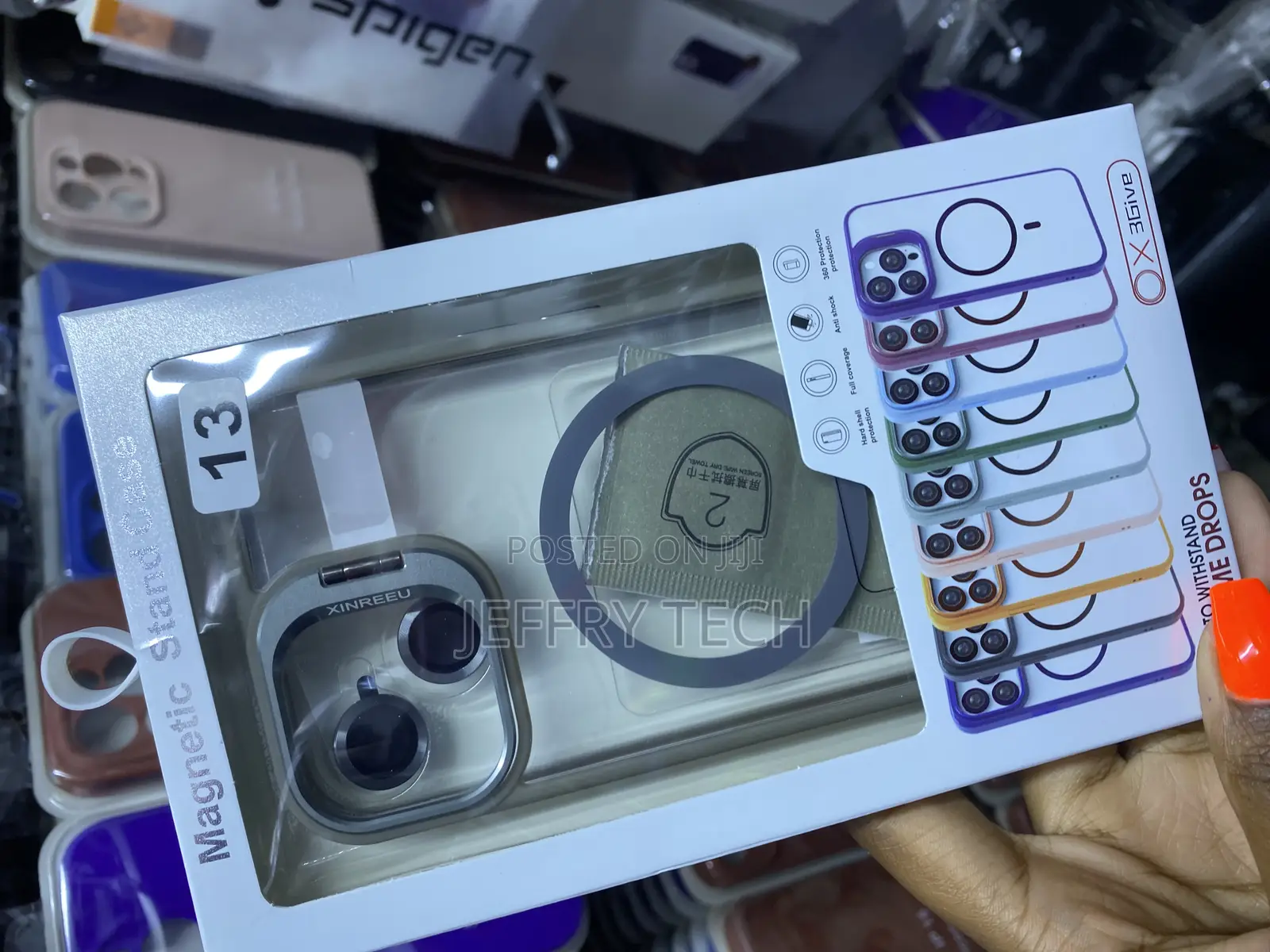 Faiono iPhone 13 Magsafe Newskin Case With Lens Stand