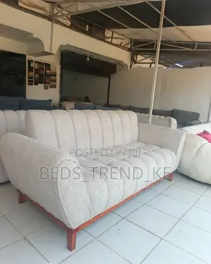 Stable White 3 Seater Couch