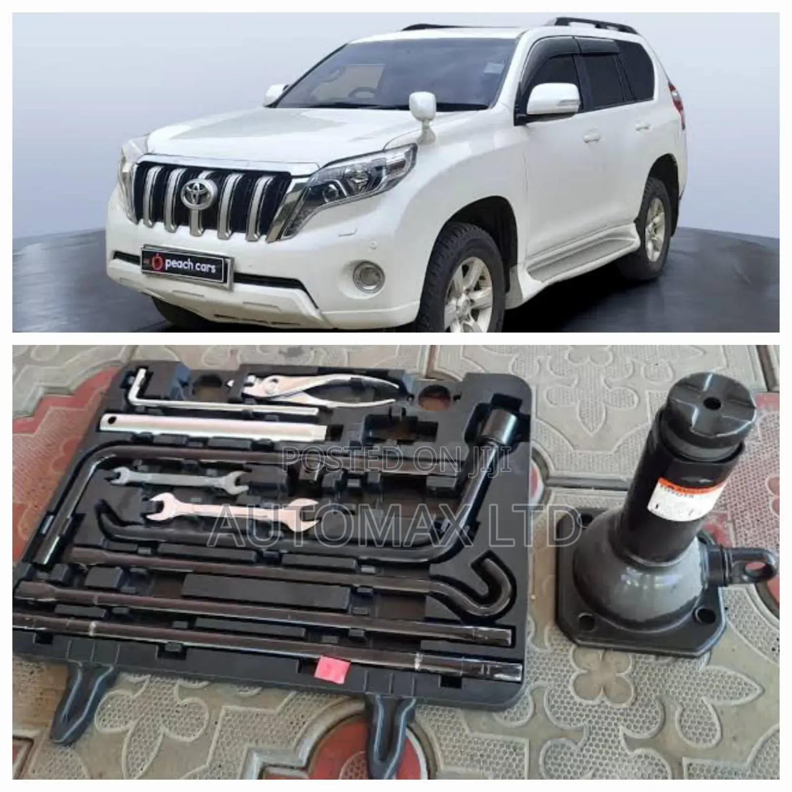 Oem Toolkit Set+Jack. For Toyota Land Cruiser Prado J150