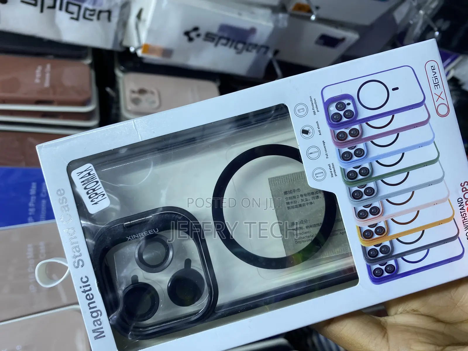 Faiono iPhone 13 Magsafe Case With Lens Protector and Stand