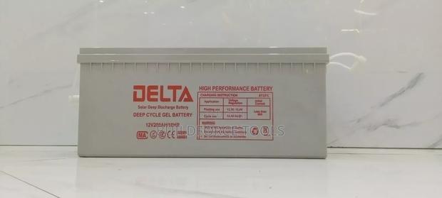 12v 200ah Original Delta Gel Batteries - thumbnail 2